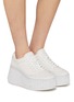 Figure View - Click To Enlarge - CHLOÉ - Nama Leather Women's Platform Sneakers