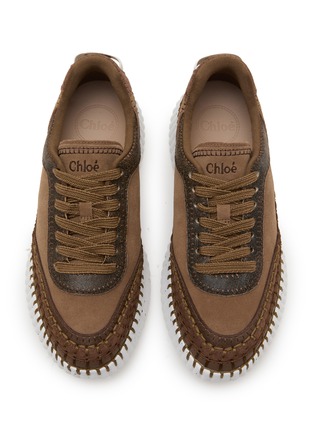 Detail View - Click To Enlarge - CHLOÉ - Nama Leather Women's Platform Sneakers