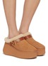 Figure View - Click To Enlarge - CHLOÉ - Nama Suede Shearling Wedge Mules