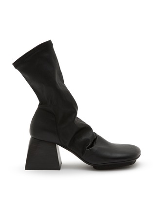 Main View - Click To Enlarge - UMA WANG - 60 Stretch Leather Short Boots