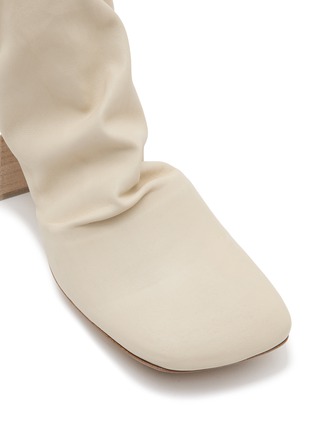 Detail View - Click To Enlarge - UMA WANG - Stretch 60 Leather Ankle Boots