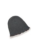 Detail View - Click To Enlarge - BARRIE - Contrast Trim Ribbed Cashmere Beanie