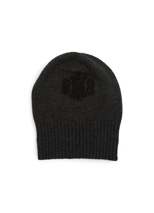 Main View - Click To Enlarge - BARRIE - Thistle Logo Cashmere Beanie