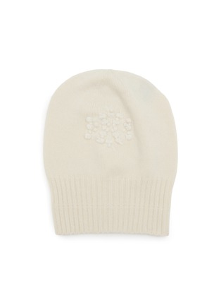 Main View - Click To Enlarge - BARRIE - Thistle Logo Cashmere Beanie