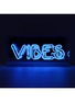 Detail View - Click To Enlarge - LOCOMOCEAN - Vibes Acrylic Neon Light Box Sign