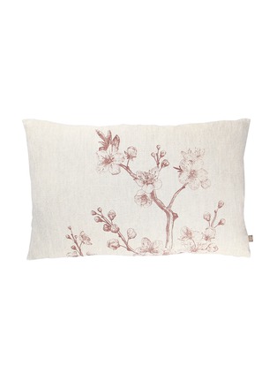Main View - Click To Enlarge - DOROTHEE LEHNEN - Cherry Linen Cushion