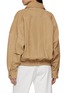 Back View - Click To Enlarge - NOUR HAMMOUR - Dalma Suede Bomber Jacket
