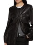  - NOUR HAMMOUR - Four Pocket Leather Jacket