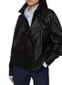  - NOUR HAMMOUR - Double Breasted Leather Jacket