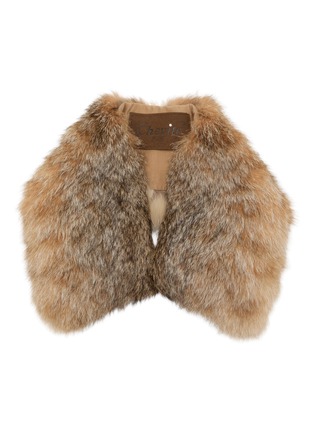Main View - Click To Enlarge - CHEVITE - Lynx Fur Collar Scarf