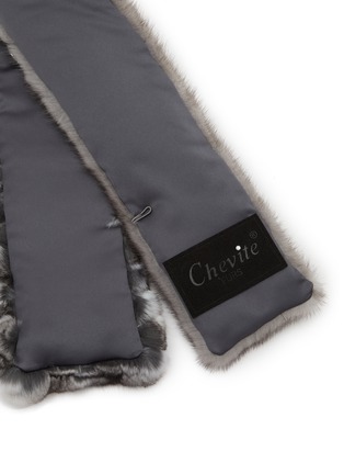 Detail View - Click To Enlarge - CHEVITE - Mink Chinchilla Fur Muffler Scarf