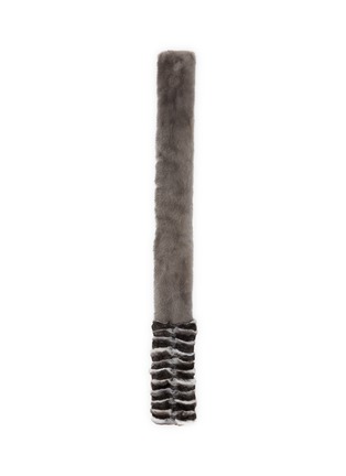 Main View - Click To Enlarge - CHEVITE - Mink Chinchilla Fur Muffler Scarf