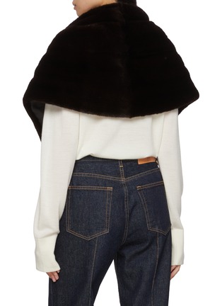 Back View - Click To Enlarge - CHEVITE - Mink Fur Cape