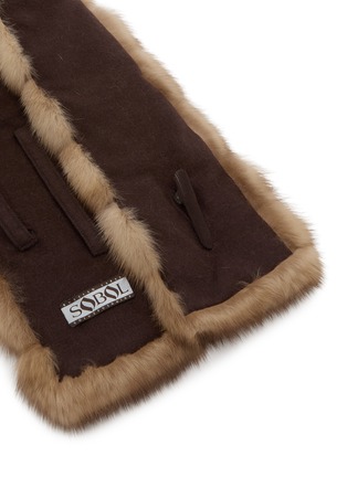 Detail View - Click To Enlarge - CHEVITE - Sable Fur Muffler Scarf