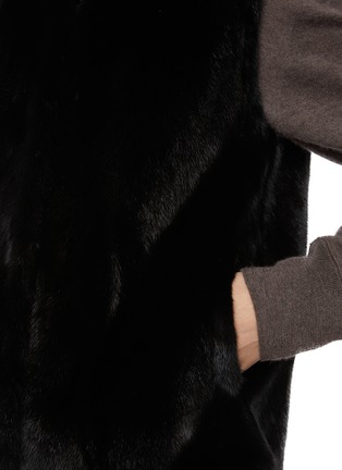  - CHEVITE - Hooded Mink Fur Vest
