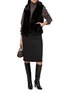 Figure View - Click To Enlarge - CHEVITE - Hooded Mink Fur Vest