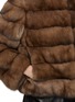  - CHEVITE - Stand Collar Sable Fur Jacket