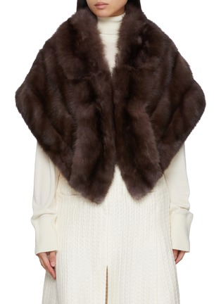 Main View - Click To Enlarge - CHEVITE - Sable Fur Cape