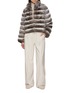 Figure View - Click To Enlarge - CHEVITE - Stand Collar Chinchilla Fur Jacket