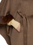  - CHEVITE - Mink Fur Trim Cashmere Cape