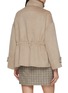 Back View - Click To Enlarge - CHEVITE - High Neck Sable Fur Cashmere Jacket