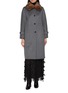 Main View - Click To Enlarge - CHEVITE - Sable Fur Collar Cashmere Coat
