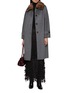Figure View - Click To Enlarge - CHEVITE - Sable Fur Collar Cashmere Coat