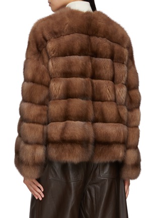 Back View - Click To Enlarge - CHEVITE - Sable Fur Jacket
