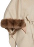  - CHEVITE - Sable Fur Trim Cashmere Cape