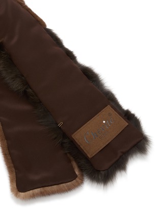 Detail View - Click To Enlarge - CHEVITE - Mink Sable Fur Muffler Scarf