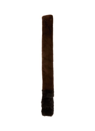 Main View - Click To Enlarge - CHEVITE - Mink Sable Fur Muffler Scarf