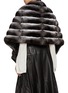 Back View - Click To Enlarge - CHEVITE - Chinchilla Fur Cape