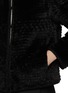  - CHEVITE - Tweed Layer Mink Sable Fur Cashmere Jacket