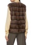 Back View - Click To Enlarge - CHEVITE - Round Neck Sable Fur Vest