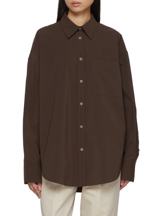 Main View - Click To Enlarge - GIA STUDIOS - Aeron Cotton Poplin Shirt