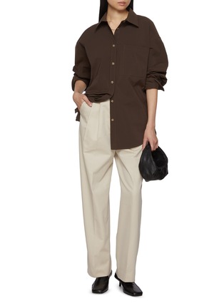 Figure View - Click To Enlarge - GIA STUDIOS - Aeron Cotton Poplin Shirt