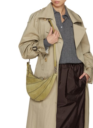 Figure View - Click To Enlarge - JOY GRYSON - Small Layer Suede Shoulder Bag