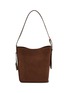 Main View - Click To Enlarge - JOY GRYSON - Crescent Suede Bucket Bag