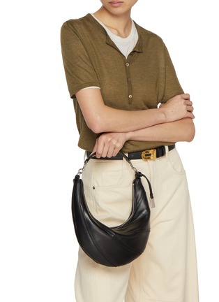 Figure View - Click To Enlarge - JOY GRYSON - Small Layer Leather Shoulder Bag