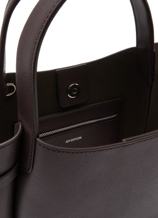 Detail View - Click To Enlarge - JOY GRYSON - Medium Vase Leather Shopper Bag