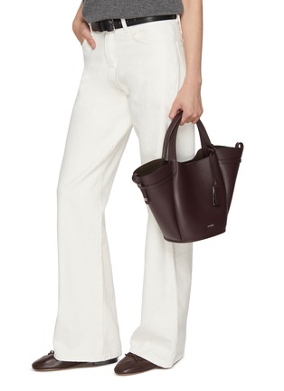 Front View - Click To Enlarge - JOY GRYSON - Medium Vase Leather Shopper Bag