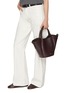 Front View - Click To Enlarge - JOY GRYSON - Medium Vase Leather Shopper Bag