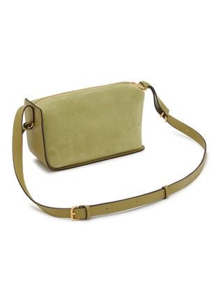 Detail View - Click To Enlarge - JOY GRYSON - Crescent Suede Shoulder Bag