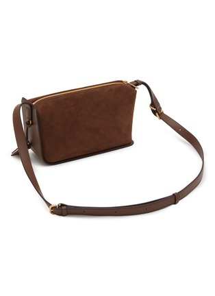 Detail View - Click To Enlarge - JOY GRYSON - Crescent Suede Shoulder Bag