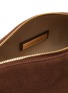 Detail View - Click To Enlarge - JOY GRYSON - Crescent Suede Shoulder Bag