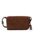 Main View - Click To Enlarge - JOY GRYSON - Crescent Suede Shoulder Bag
