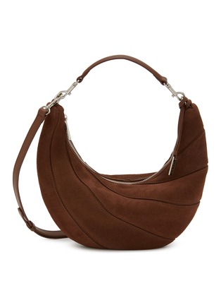 Main View - Click To Enlarge - JOY GRYSON - Small Layer Suede Shoulder Bag