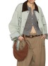 Figure View - Click To Enlarge - JOY GRYSON - Small Layer Suede Shoulder Bag