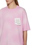  - WE11DONE - Oversized Grunge Paper Note Faded Cotton T-Shirt