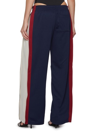 Back View - Click To Enlarge - WE11DONE - Colour Block Cotton Track Pants